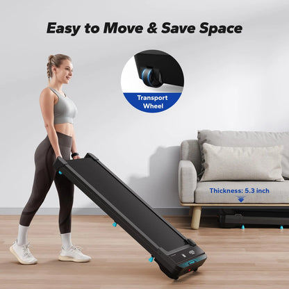 99KG Max Walking Pad Small Treadmill for Home Office Under Desk Treadmill