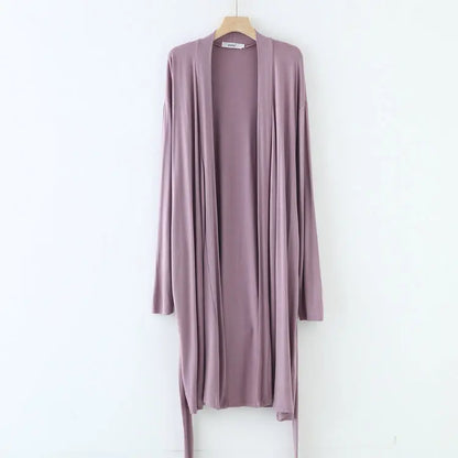 Long Sleeve Bathrobe Loose