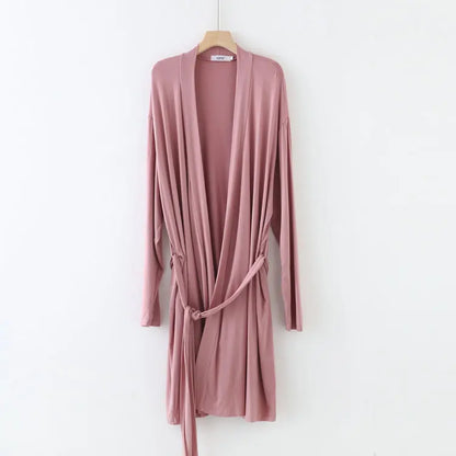 Long Sleeve Bathrobe Loose