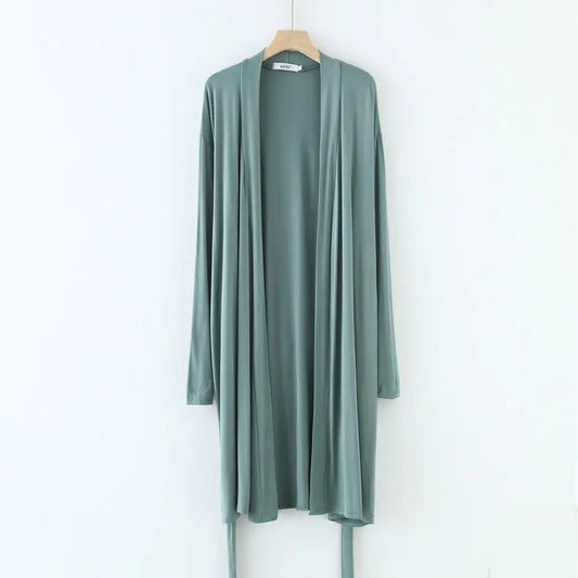 Long Sleeve Bathrobe Loose