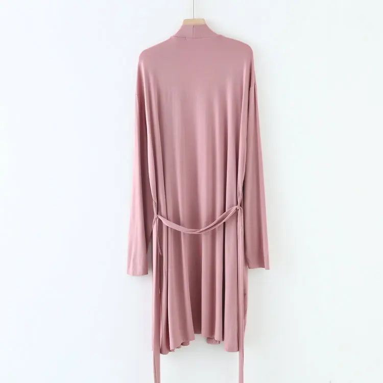 Long Sleeve Bathrobe Loose