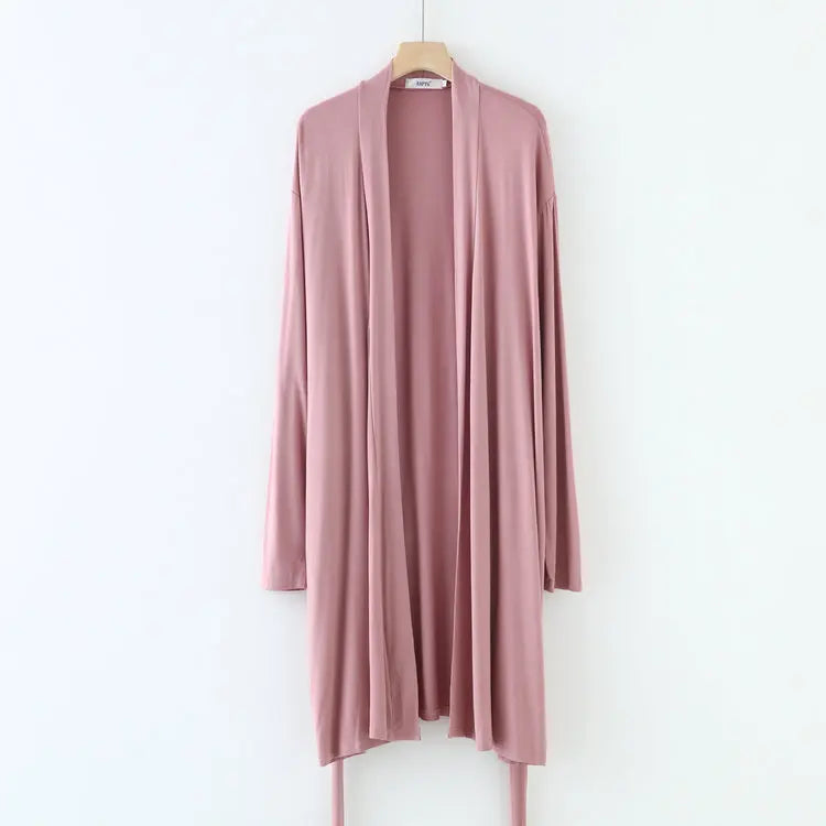 Long Sleeve Bathrobe Loose