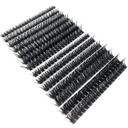 80D/100D Mink Eyelashes 216-280 fans Natural Eyelash extension 3D Russia Volume Individual Eyelash Cluster Makeup Tools Lashes