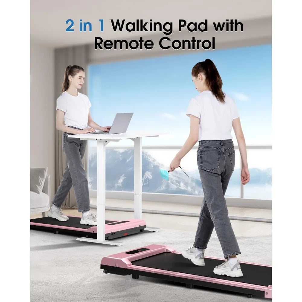 130KG Max Walking Pad Treadmill 2 in 1