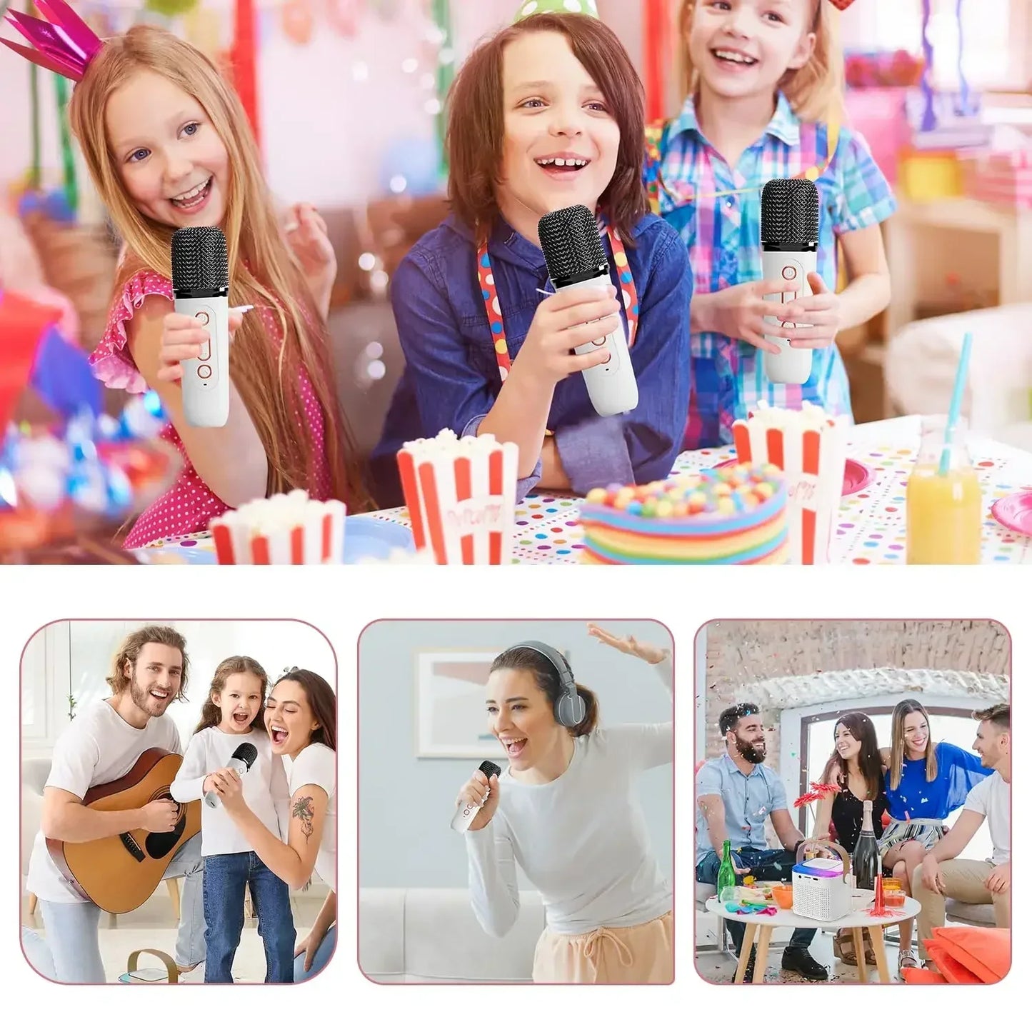 Portable Karaoke Machine Bluetooth System Wireless