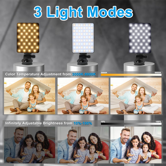 Selfie Light with Front & Back Phone Clip