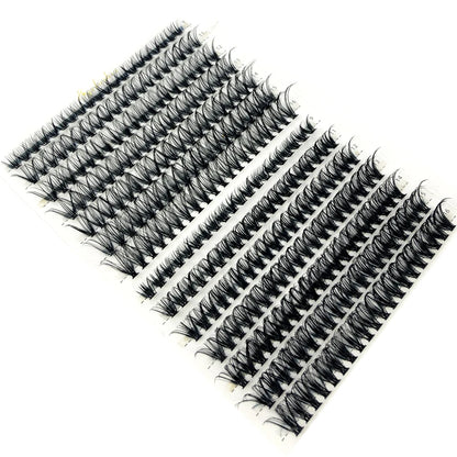 80D/100D Mink Eyelashes 216-280 fans Natural Eyelash extension 3D Russia Volume Individual Eyelash Cluster Makeup Tools Lashes