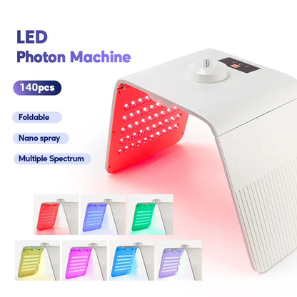 7 Colors LED Mask Skin Rejuvenation Photon Therapy Lamp Red Blue Light