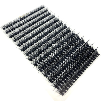 80D/100D Mink Eyelashes 216-280 fans Natural Eyelash extension 3D Russia Volume Individual Eyelash Cluster Makeup Tools Lashes