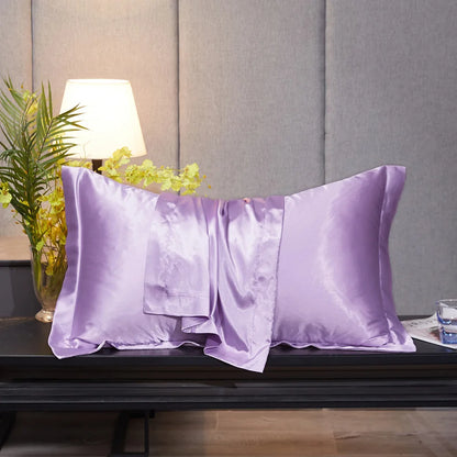 Silk Pillowcase Envelope Pillow Case Bedding Sleeping Pillow Cover Home Bedding Decor Pillow Case Cover