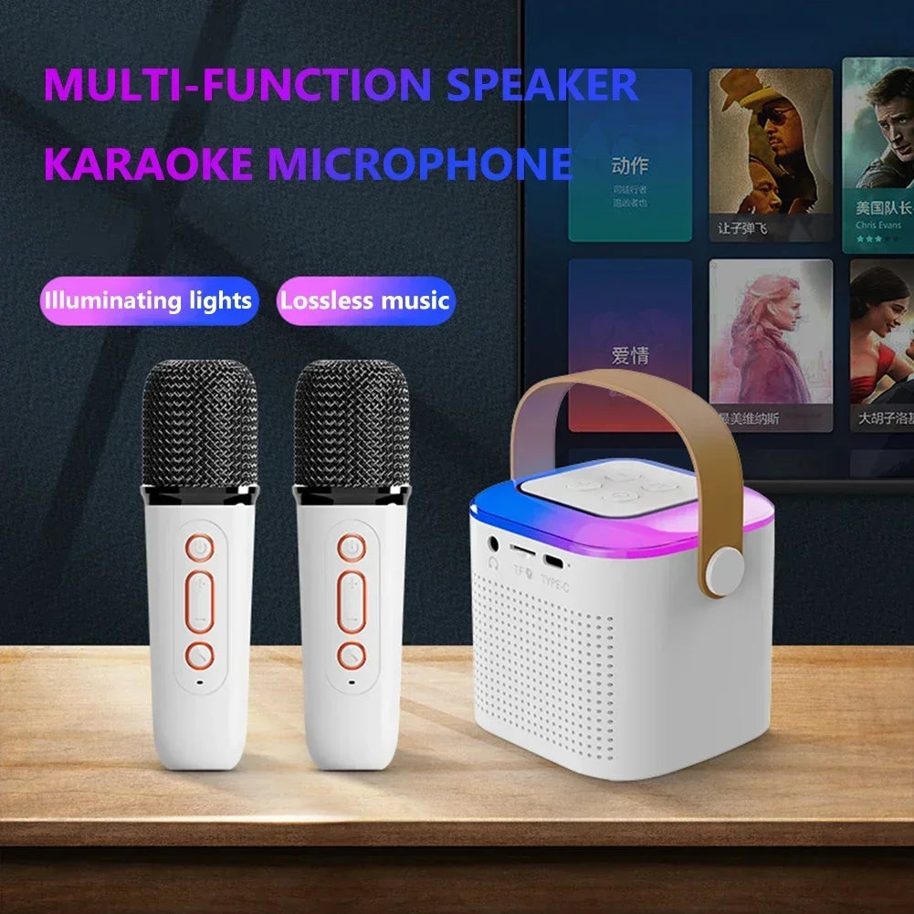 Portable Karaoke Machine Bluetooth System Wireless