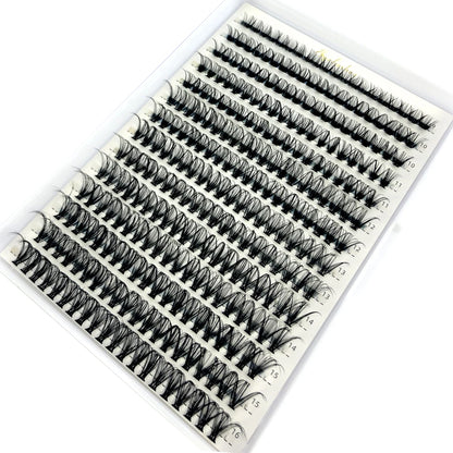 80D/100D Mink Eyelashes 216-280 fans Natural Eyelash extension 3D Russia Volume Individual Eyelash Cluster Makeup Tools Lashes