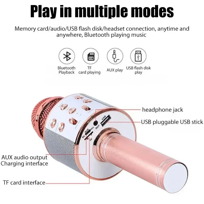 Handheld Wireless Karaoke Microphone