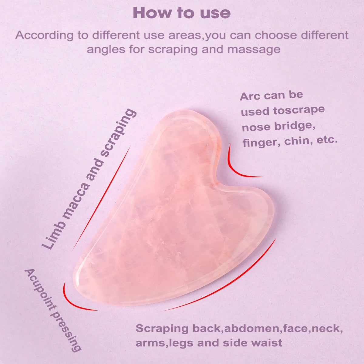 Gua Sha Massage Natural Stone