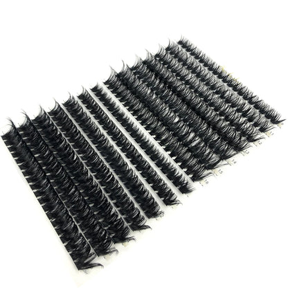 80D/100D Mink Eyelashes 216-280 fans Natural Eyelash extension 3D Russia Volume Individual Eyelash Cluster Makeup Tools Lashes