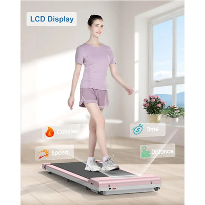 130KG Max Walking Pad Treadmill 2 in 1