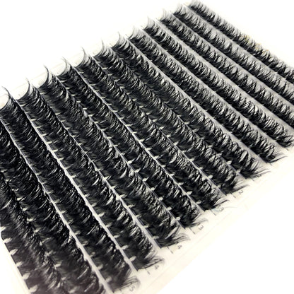 80D/100D Mink Eyelashes 216-280 fans Natural Eyelash extension 3D Russia Volume Individual Eyelash Cluster Makeup Tools Lashes