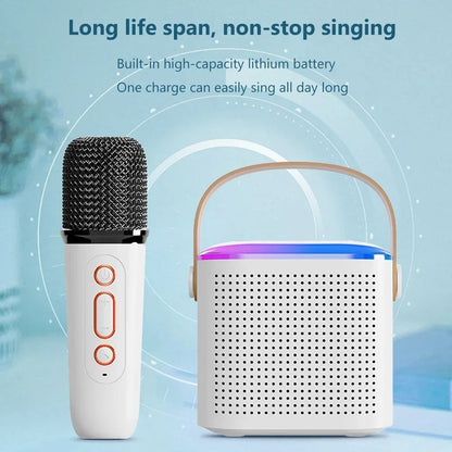 Portable Karaoke Machine Bluetooth System Wireless