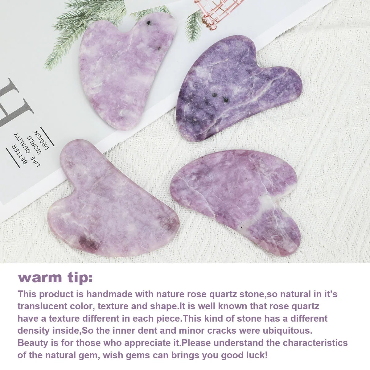 Gua Sha Massage Natural Stone