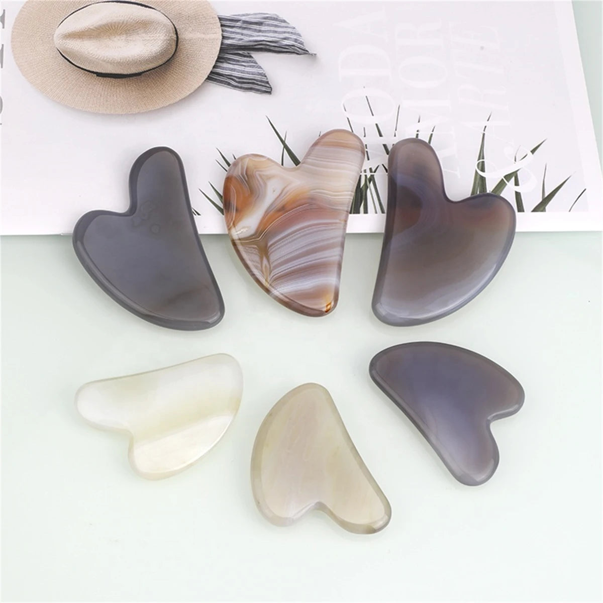 Gua Sha Massage Natural Stone